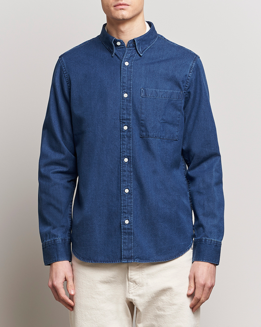 Homme | Chemises | NN07 | Cohen Denim Shirt Blue