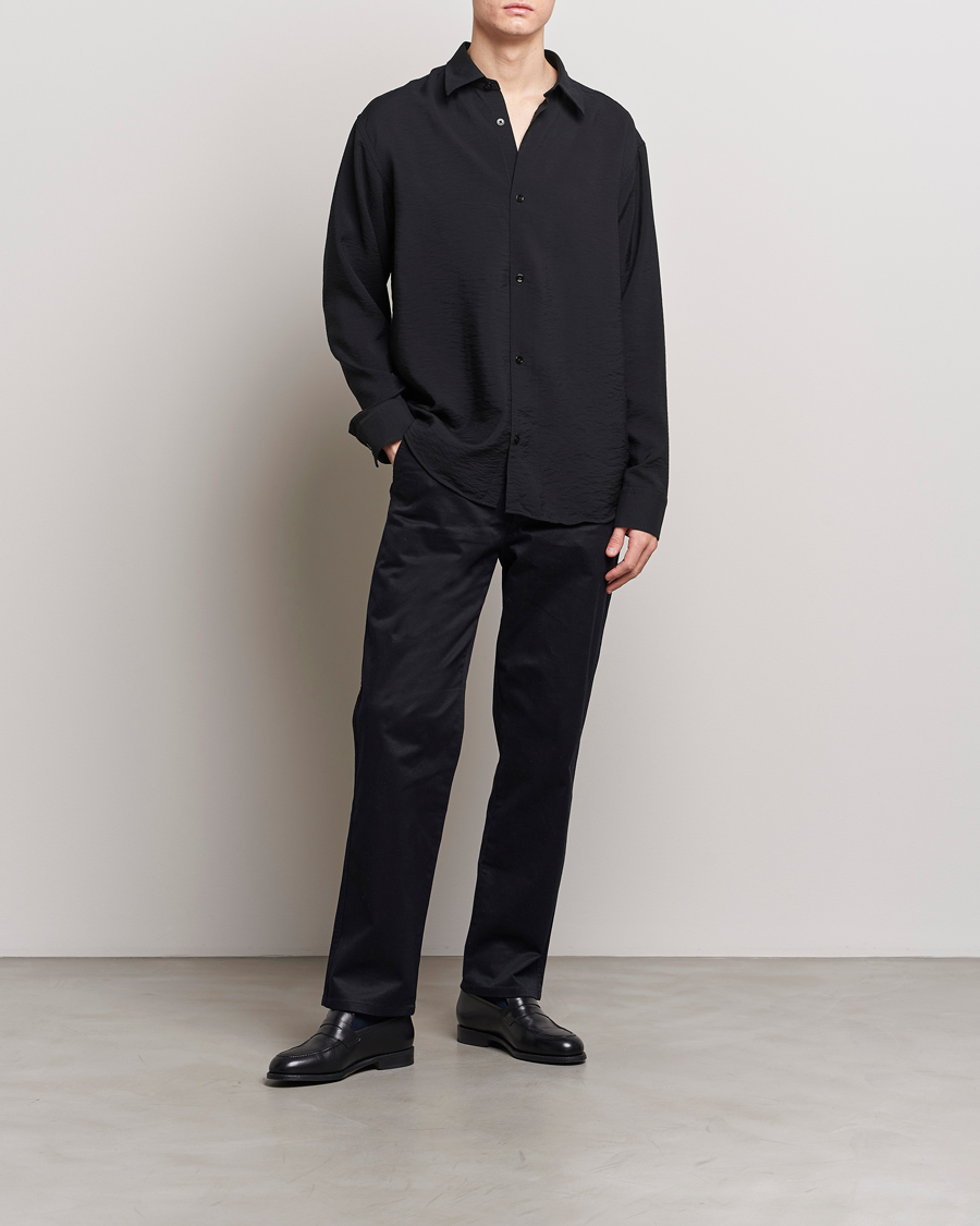 Homme | Chemises | NN07 | Freddy Structured Shirt Black