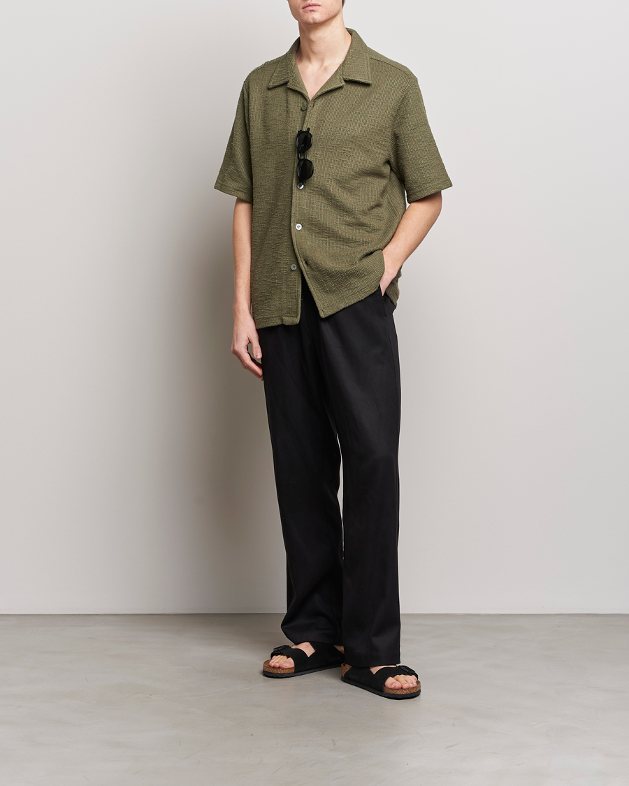 Homme | Chemises | NN07 | Julio Short Sleeve Shirt Capers Green