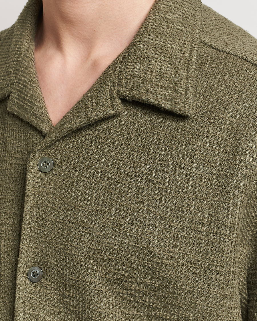 Homme | Chemises | NN07 | Julio Short Sleeve Shirt Capers Green