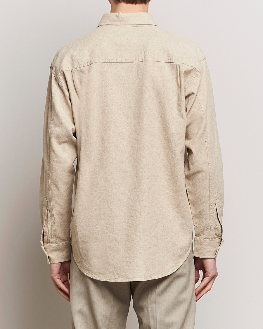 Homme | Chemises | NN07 | Adwin Linen Overshirt Oatmeal