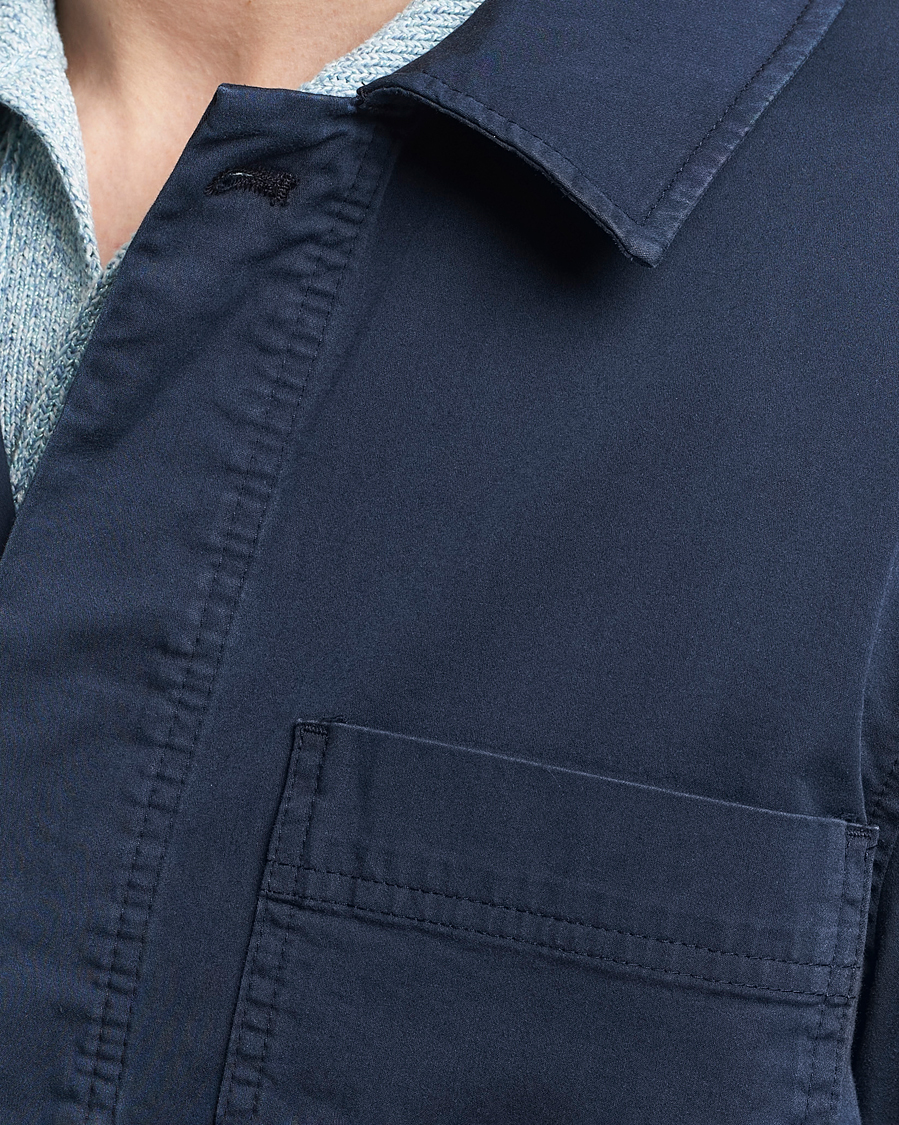 Homme | Chemises | NN07 | Olav Overshirt Navy Blue