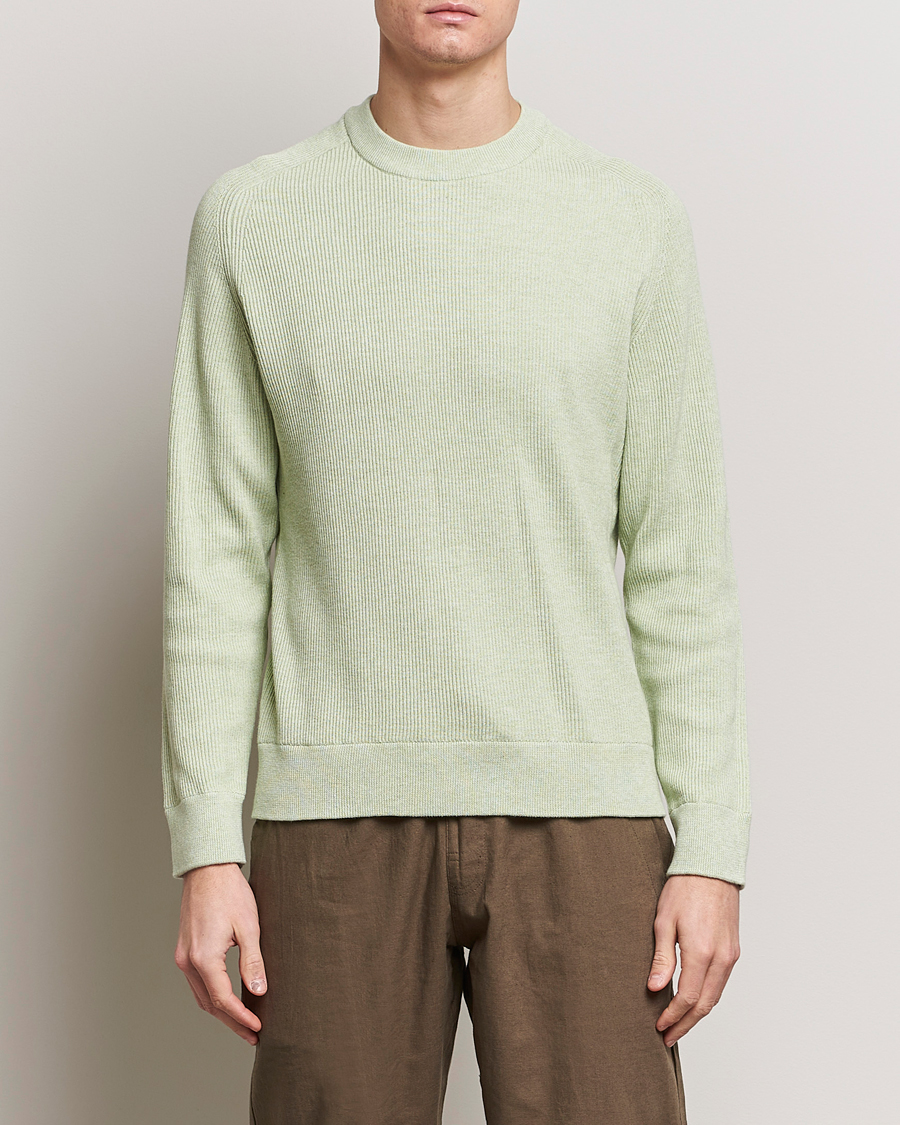 Homme | Pulls Et Tricots | NN07 | Kevin Cotton Knitted Sweater Lime Green