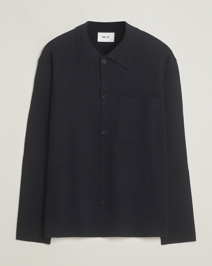 Homme | Pulls Et Tricots | NN07 | Jonas Cotton/Modal Cardigan Navy Blue