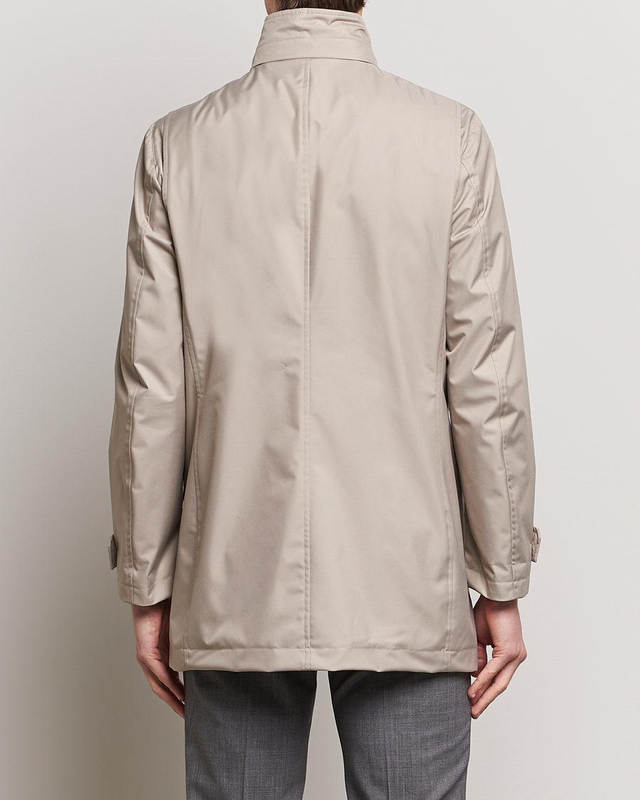 Homme | Manteaux Et Vestes | MooRER | Waterproof Car Coat Light Grey