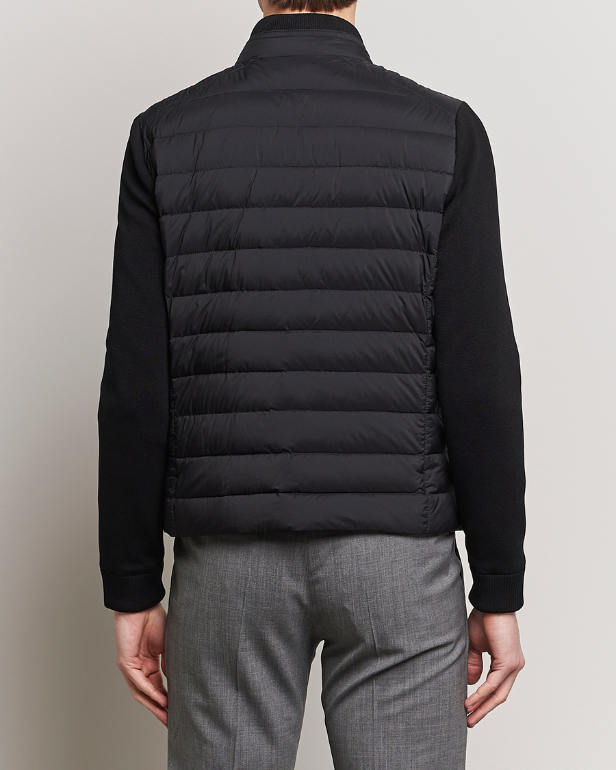 Homme | Manteaux Et Vestes | MooRER | Hybrid Padded Jacket Black