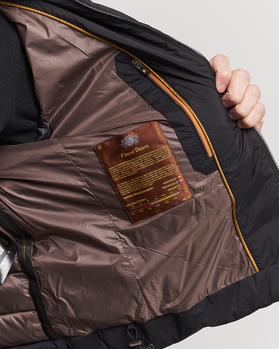 Homme | Manteaux Et Vestes | MooRER | Hybrid Padded Jacket Black