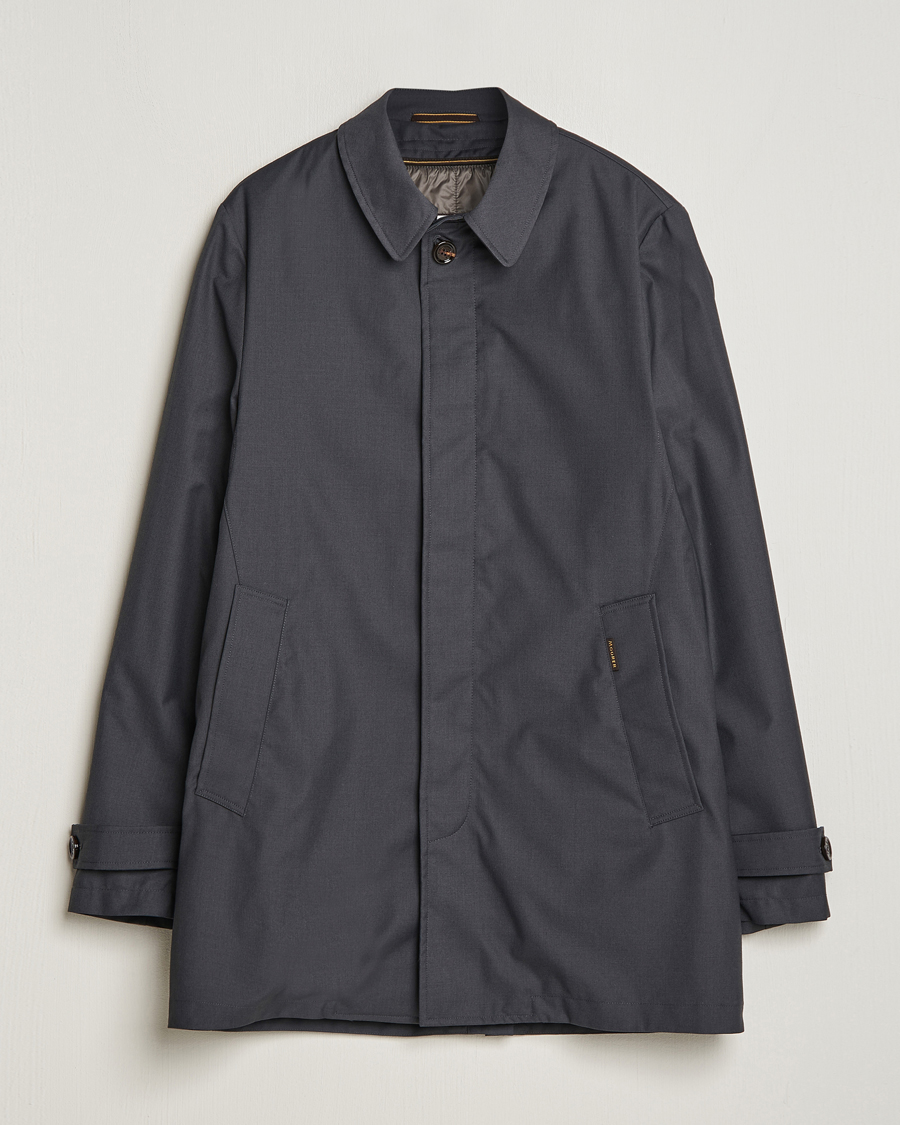 Homme | Manteaux Et Vestes | MooRER | Waterproof Detachable Liner Tech Coat Dark Grey