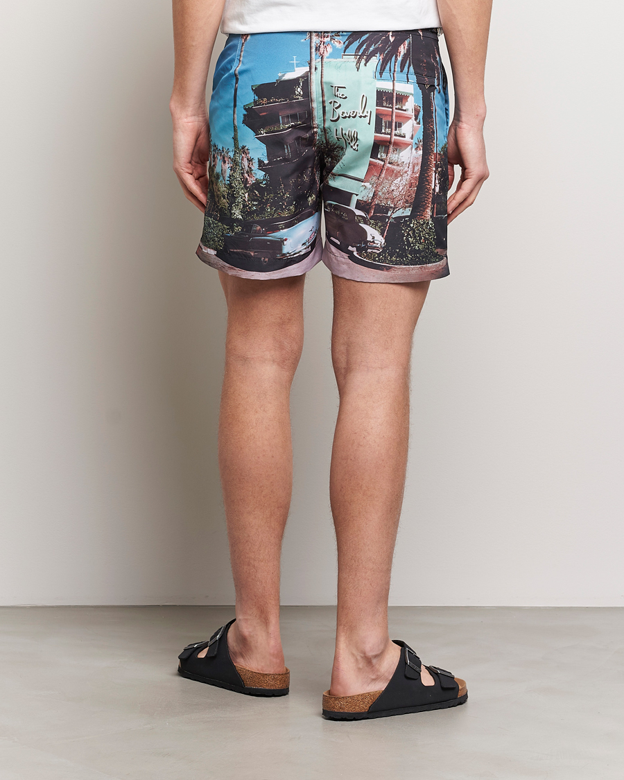 Homme | Maillots De Bain | Orlebar Brown | Bulldog Photographic Swimshorts Beverly Hills