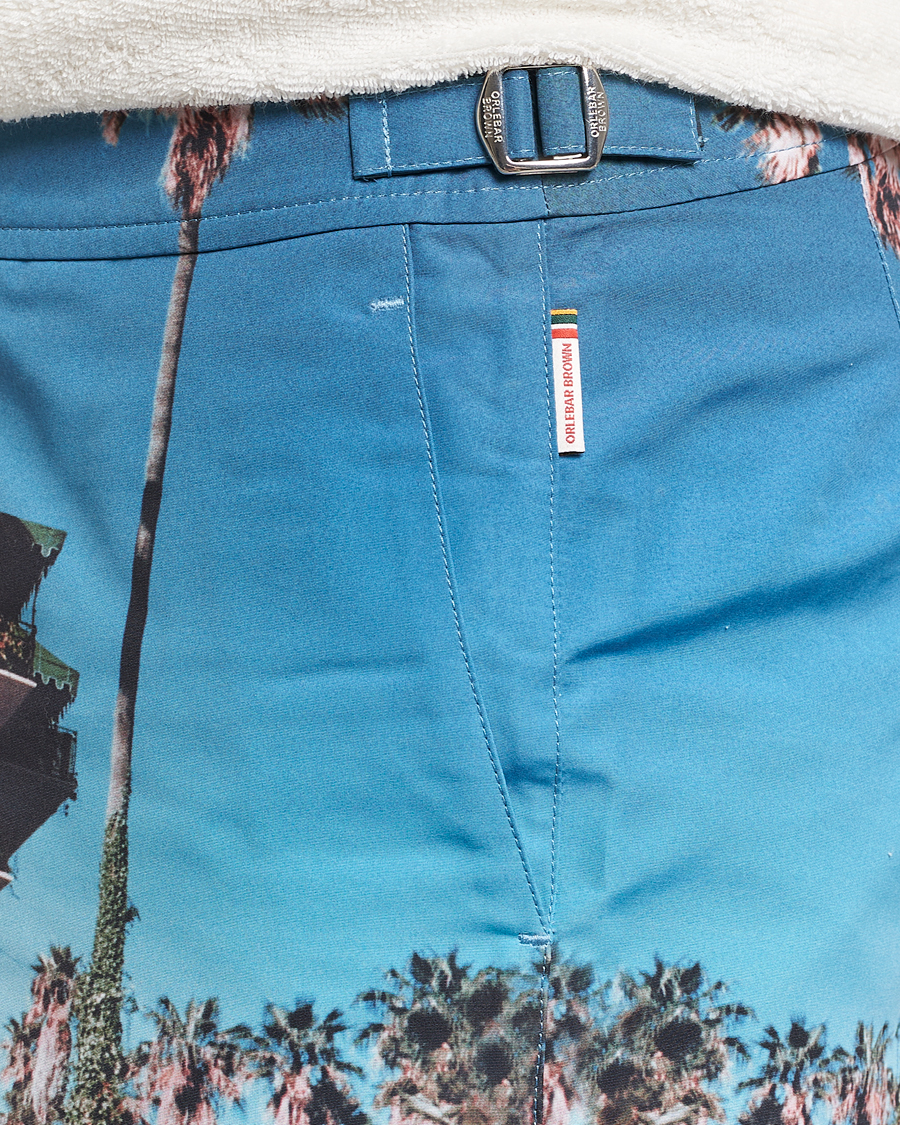 Homme | Maillots De Bain | Orlebar Brown | Bulldog Photographic Swimshorts Beverly Hills