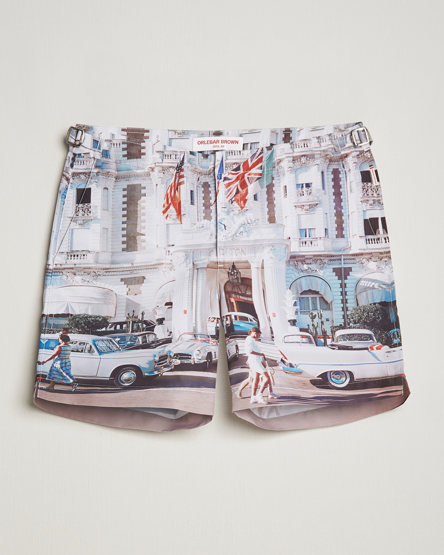 Homme | Maillots De Bain | Orlebar Brown | Bulldog Photographic Swimshorts Carlton Cannes