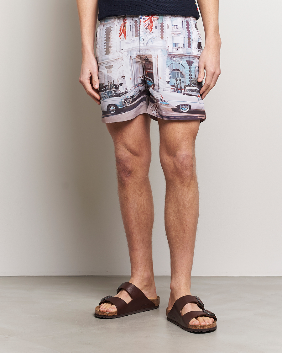 Homme | Maillots De Bain | Orlebar Brown | Bulldog Photographic Swimshorts Carlton Cannes