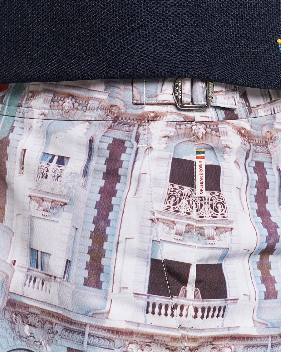 Homme | Maillots De Bain | Orlebar Brown | Bulldog Photographic Swimshorts Carlton Cannes