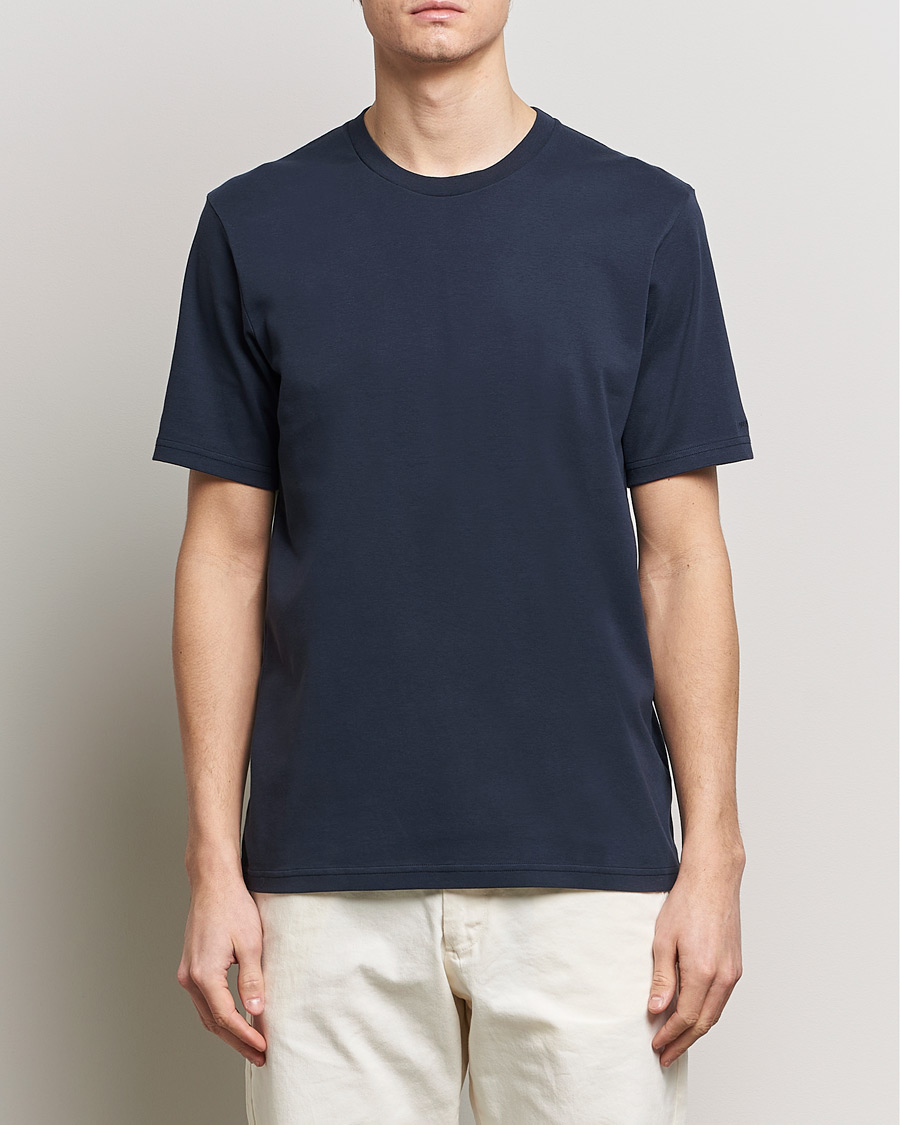 Homme | T-shirts | Orlebar Brown | Deckard Heavy T-Shirt Night Iris