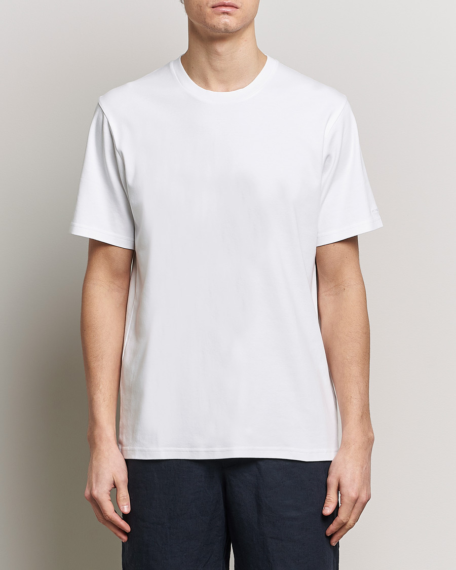 Homme | T-Shirts Blancs | Orlebar Brown | Deckard Heavy T-Shirt White