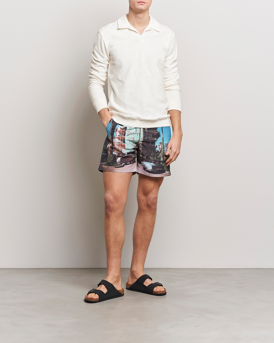 Homme | Pulls Et Tricots | Orlebar Brown | Santino Organic Cotton Terry Polo White Sand