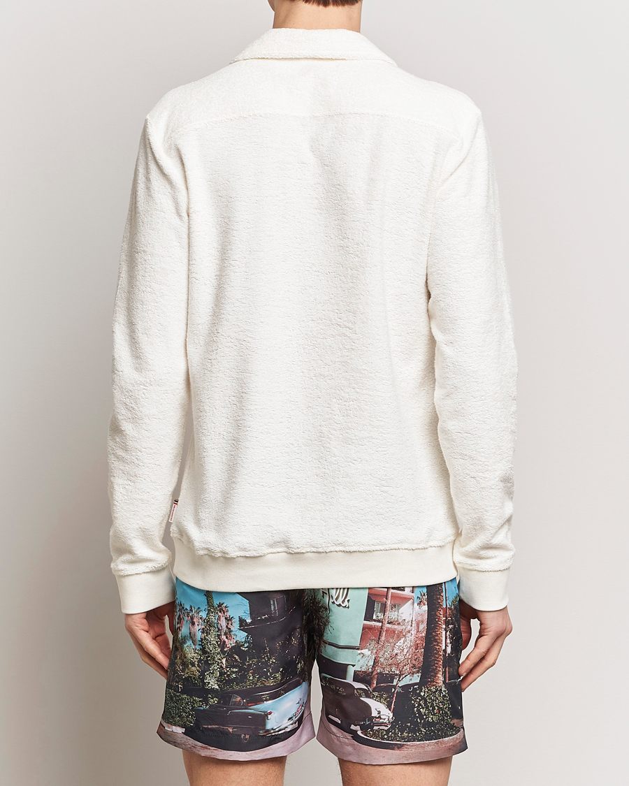 Homme | Pulls Et Tricots | Orlebar Brown | Santino Organic Cotton Terry Polo White Sand