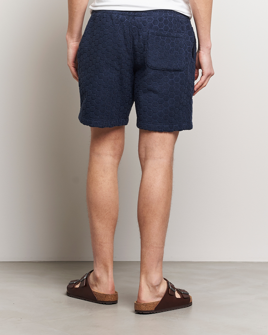 Homme | Shorts | Orlebar Brown | Trevorne Atom Towelling Shorts Night Iris