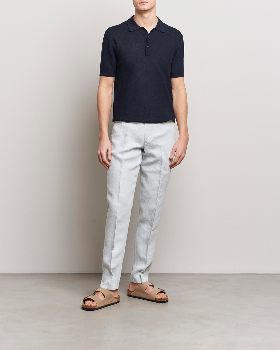 Homme | Polos | Orlebar Brown | Maranon Knitted Polo Night Iris