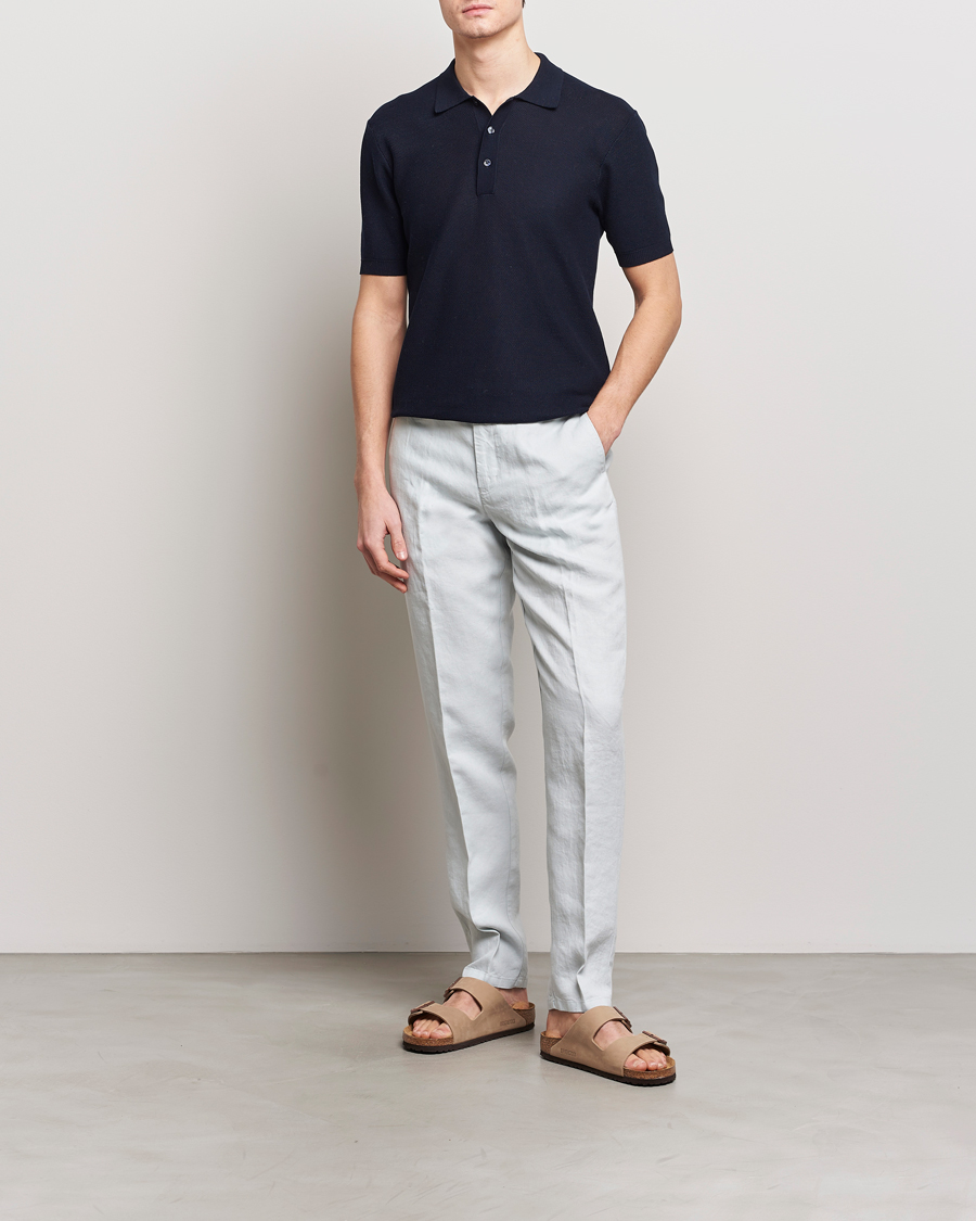 Homme | Pantalons | Orlebar Brown | Griffon Linen Trousers White Jade