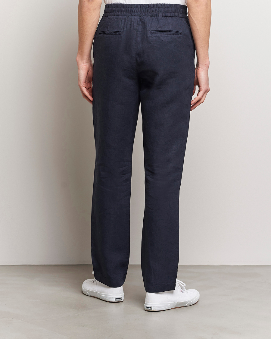 Homme | Pantalons | Orlebar Brown | Cornell Linen Trousers Night Iris