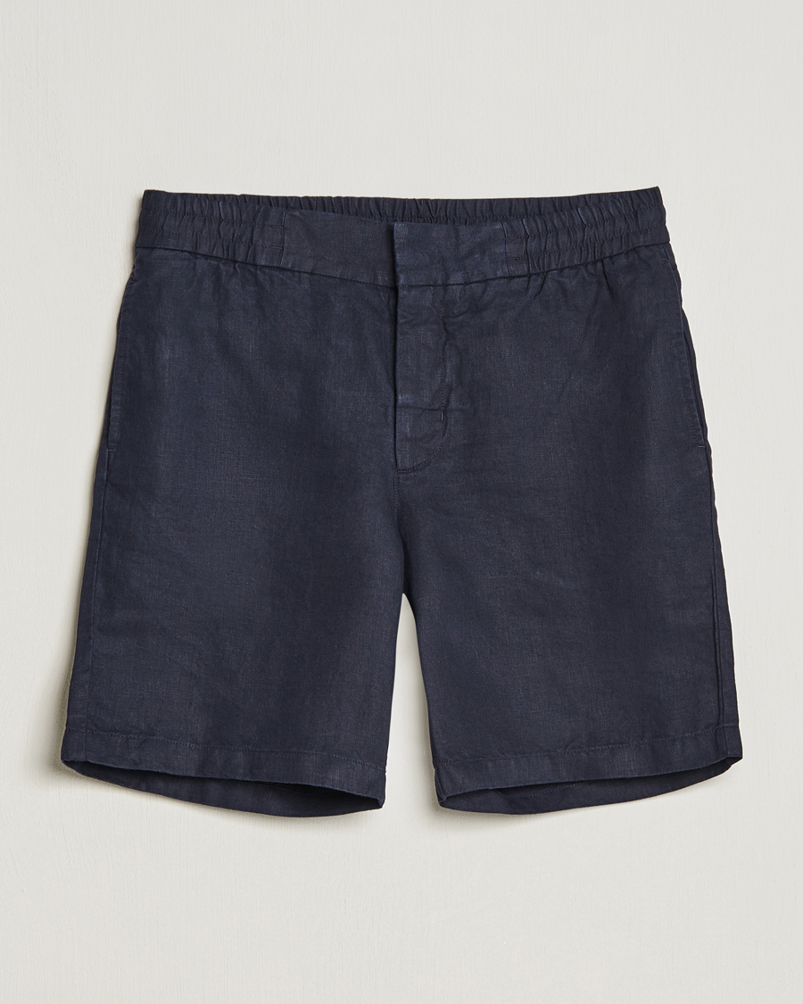 Homme | Shorts | Orlebar Brown | Cornell Linen Shorts Night Iris