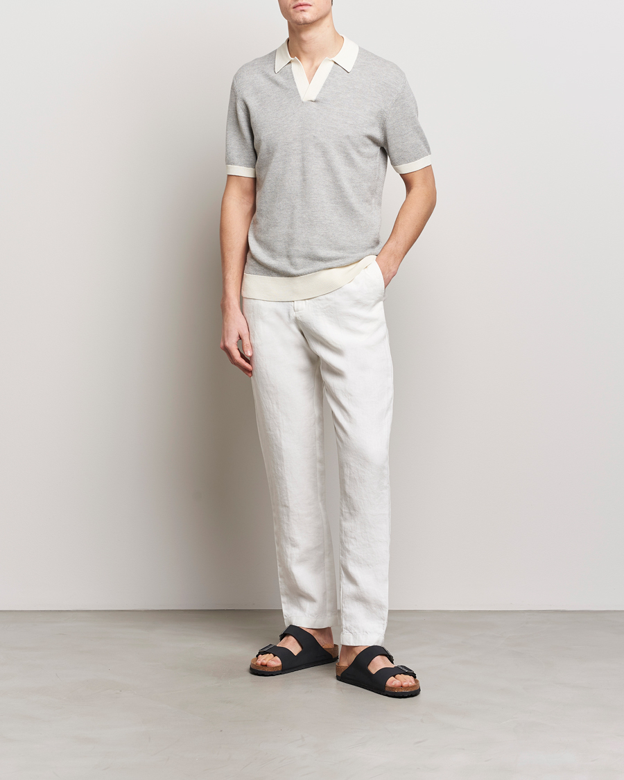 Homme | Pantalons | Orlebar Brown | Cornell Linen Trousers Sandbar