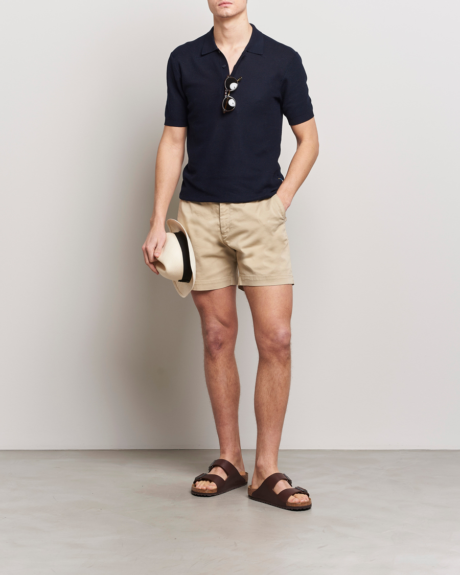 Homme | Pantalons | Orlebar Brown | Bulldog Cotton Stretch Twill Shorts Sanddune