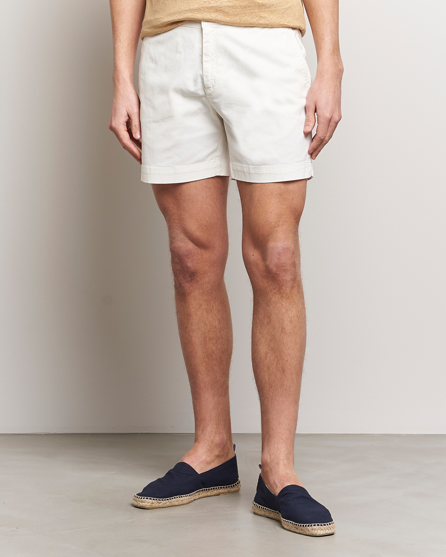 Homme | Pantalons | Orlebar Brown | Bulldog Cotton Stretch Twill Shorts Sea Mist