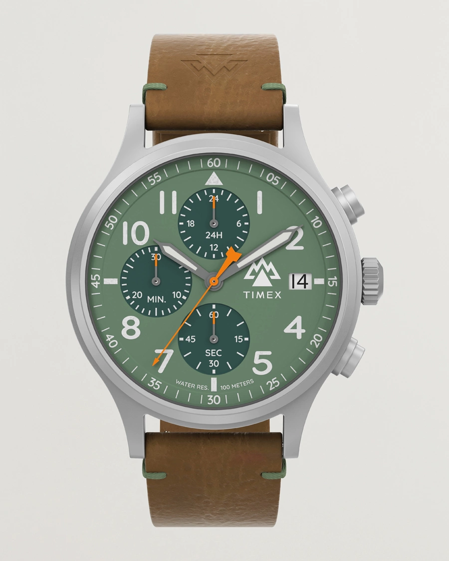 Homme | Timex Expedition North Sierra Chronograph 42mm Green Dial | Timex | Expedition North Sierra Chronograph 42mm Green Dial
