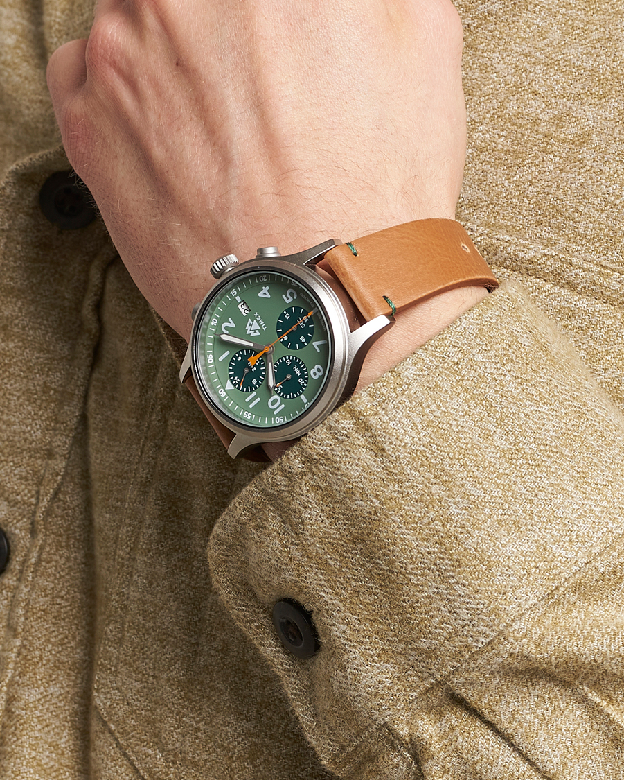 Homme | Timex | Timex | Expedition North Sierra Chronograph 42mm Green Dial