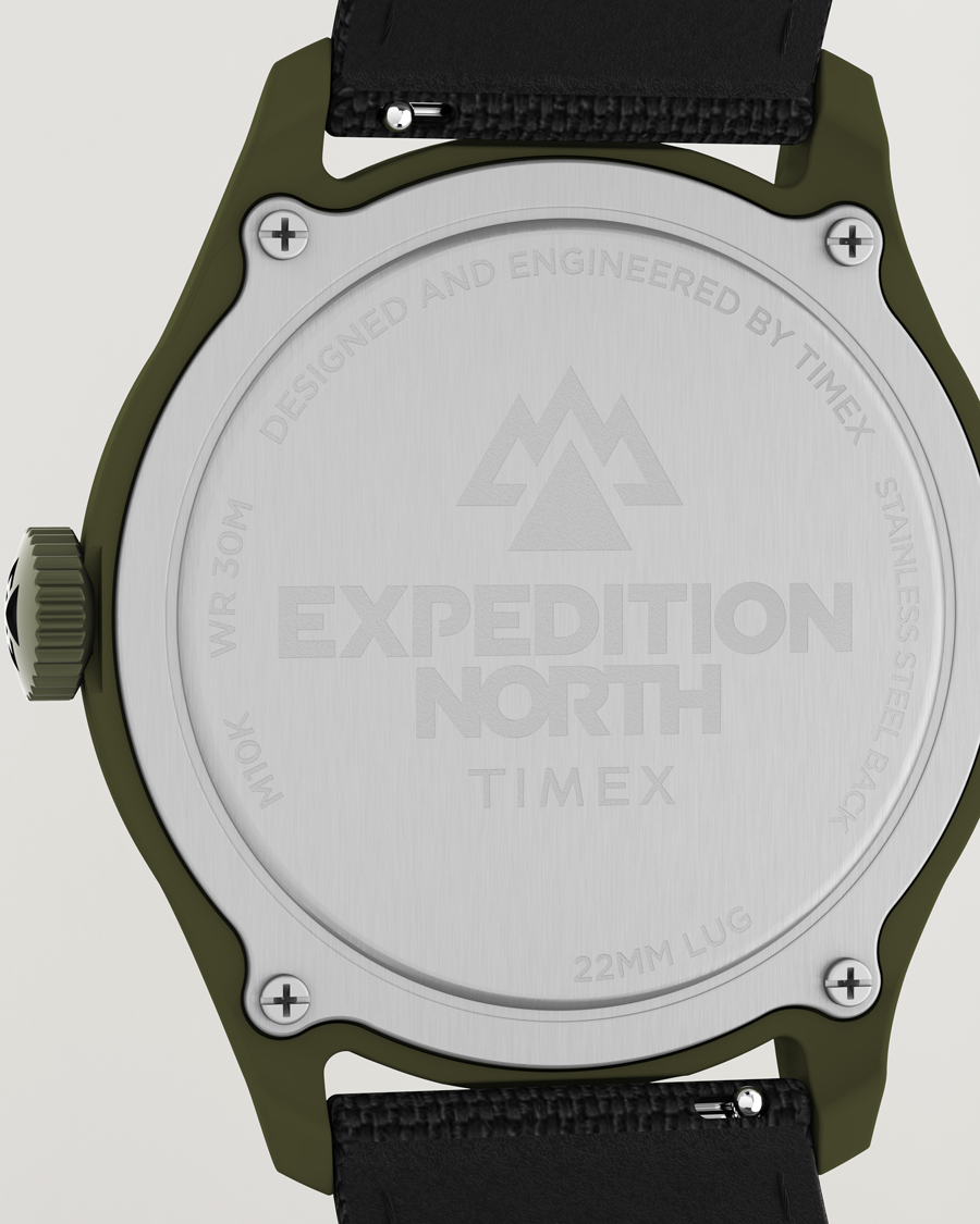 Homme | Bracelet En Tissu | Timex | Expedition North Traprock Quartz 43mm Black Dial