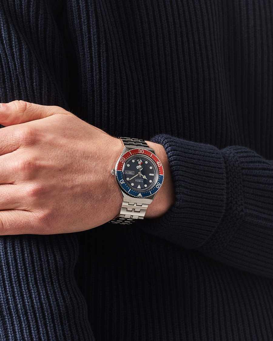 Homme | Timex M79 X Peanuts Masked Marvel Automatic 40mm Blue Dial | Timex | M79 X Peanuts Masked Marvel Automatic 40mm Blue Dial