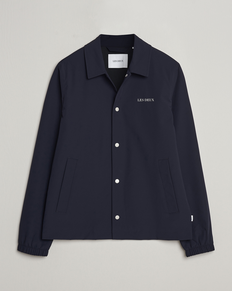 Homme | Manteaux Et Vestes | LES DEUX | Idris Coach Jacket Dark Navy