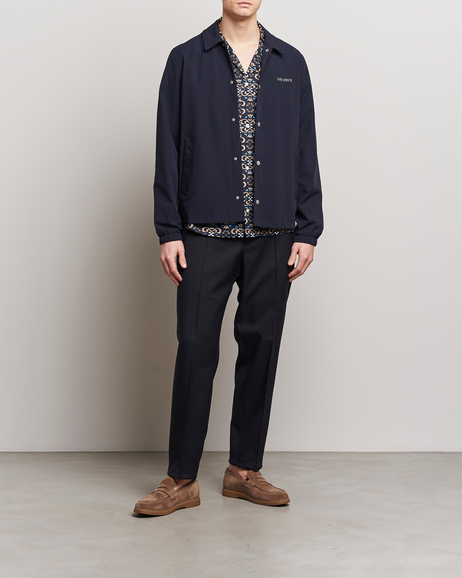 Homme | Manteaux Et Vestes | LES DEUX | Idris Coach Jacket Dark Navy