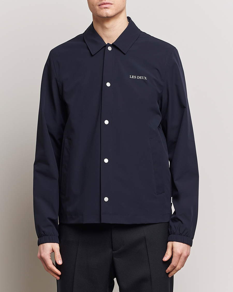 Homme | Manteaux Et Vestes | LES DEUX | Idris Coach Jacket Dark Navy