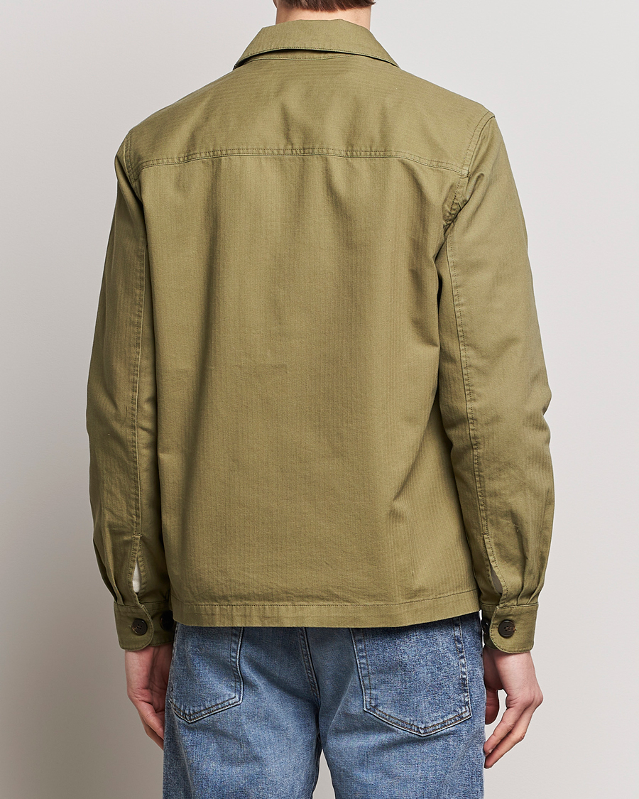 Homme | Chemises | LES DEUX | Lester Fatigue Shirt Surplus Green