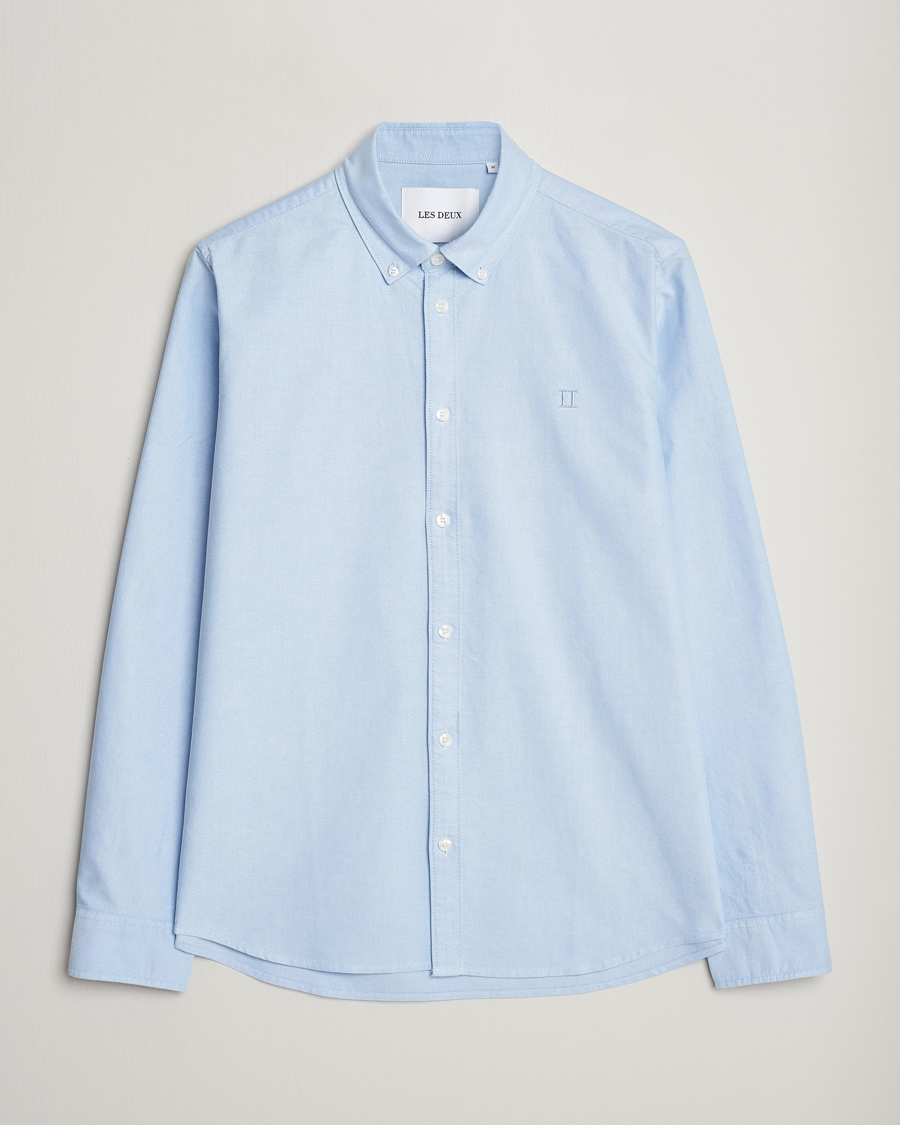 Homme | Chemises | LES DEUX | Kristian Oxford Shirt Light Blue