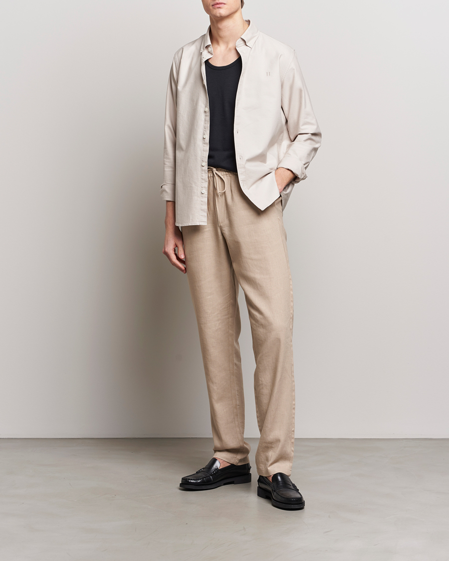 Homme | Chemises | LES DEUX | Kristian Oxford Shirt Dark Sand