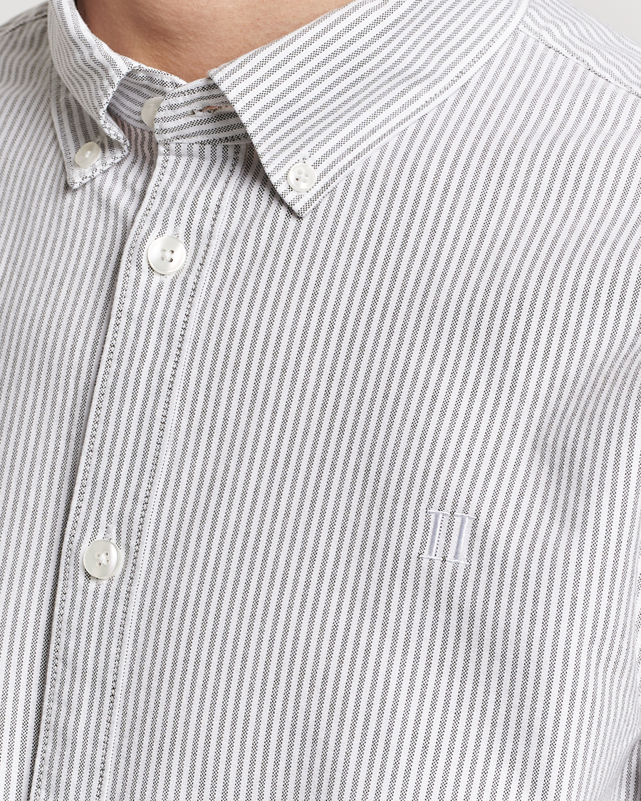 Homme | Chemises | LES DEUX | Kristian Oxford Shirt Green/White