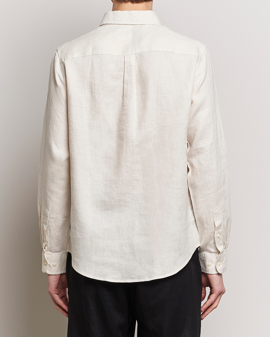 Homme | Chemises | LES DEUX | Kristian Linen Button Down Shirt Ivory