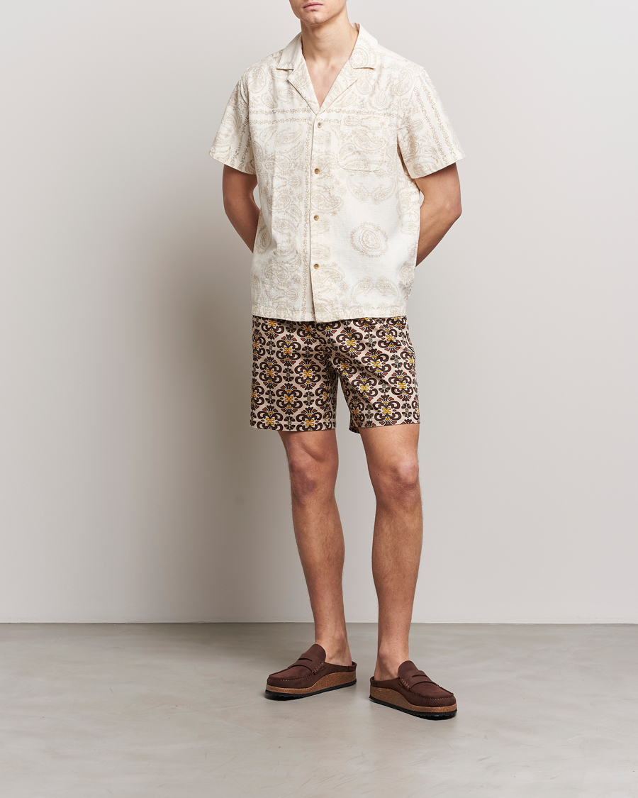 Homme | Shorts | LES DEUX | Hendrix Printed Shorts Light Sand