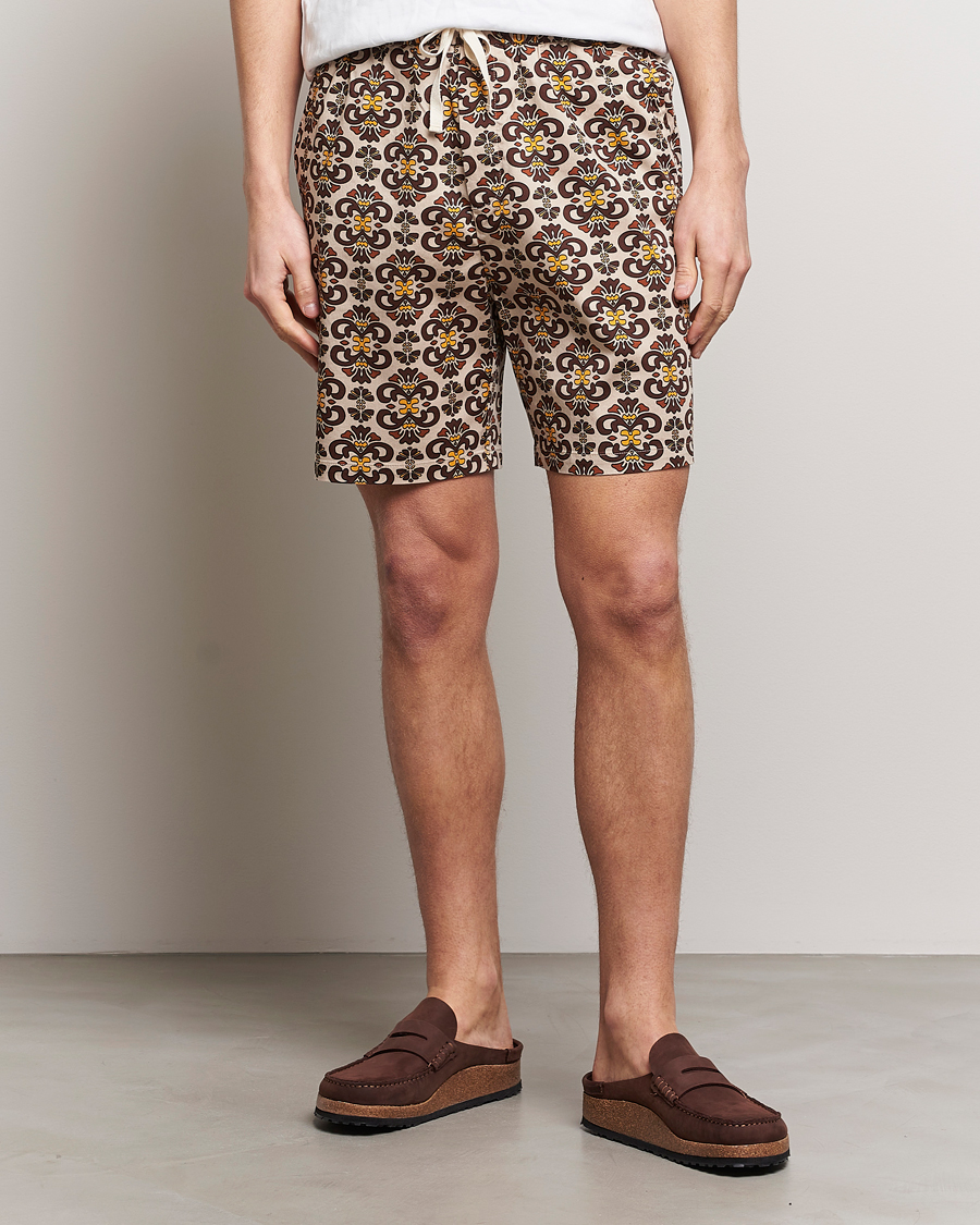 Homme | Shorts | LES DEUX | Hendrix Printed Shorts Light Sand