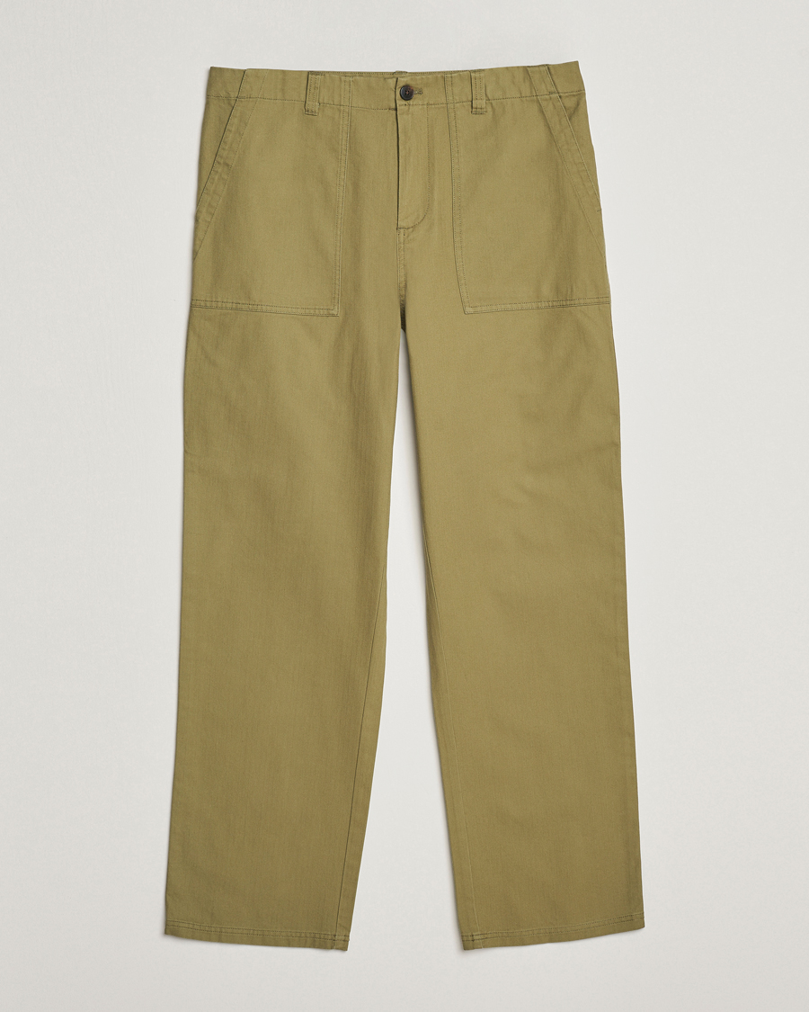 Homme | Pantalons | LES DEUX | Lester Fatigue Pants Surplus Green