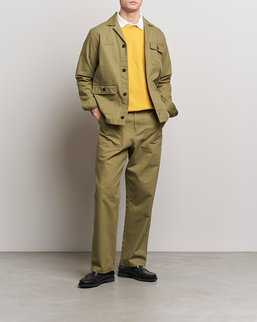 Homme | Pantalons | LES DEUX | Lester Fatigue Pants Surplus Green