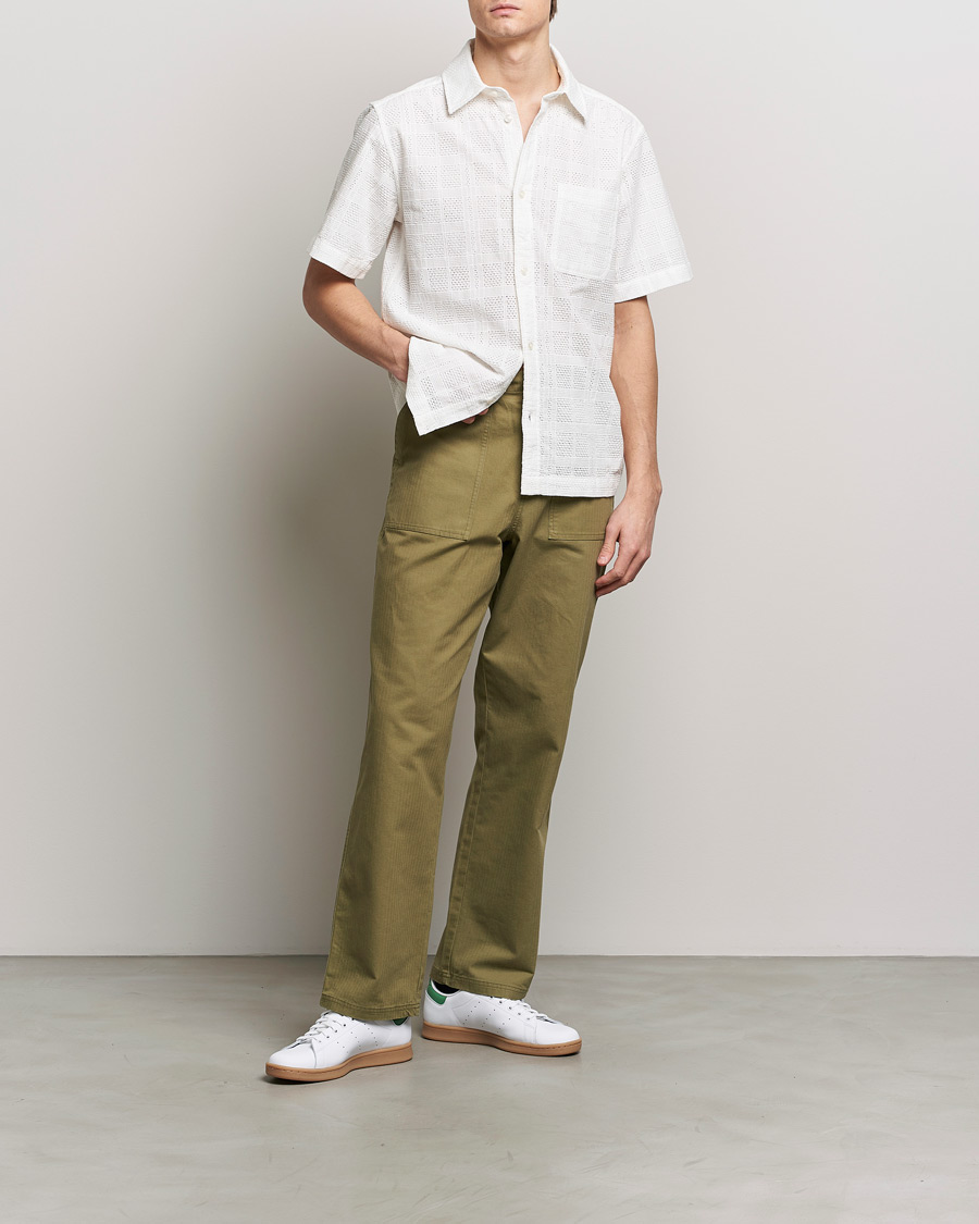 Homme | Chemises | LES DEUX | Charlie Short Sleeve Shirt Light Ivory
