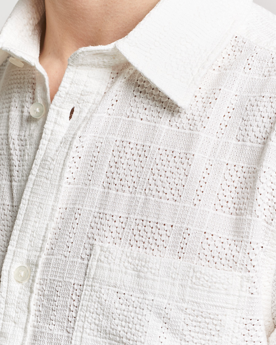 Homme | Chemises | LES DEUX | Charlie Short Sleeve Shirt Light Ivory