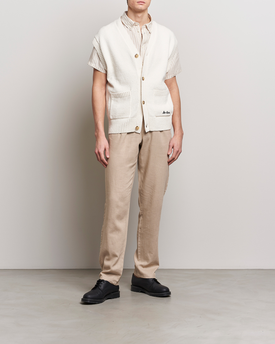 Homme | Pulls Et Tricots | LES DEUX | Brad Cardigan Vest Ivory