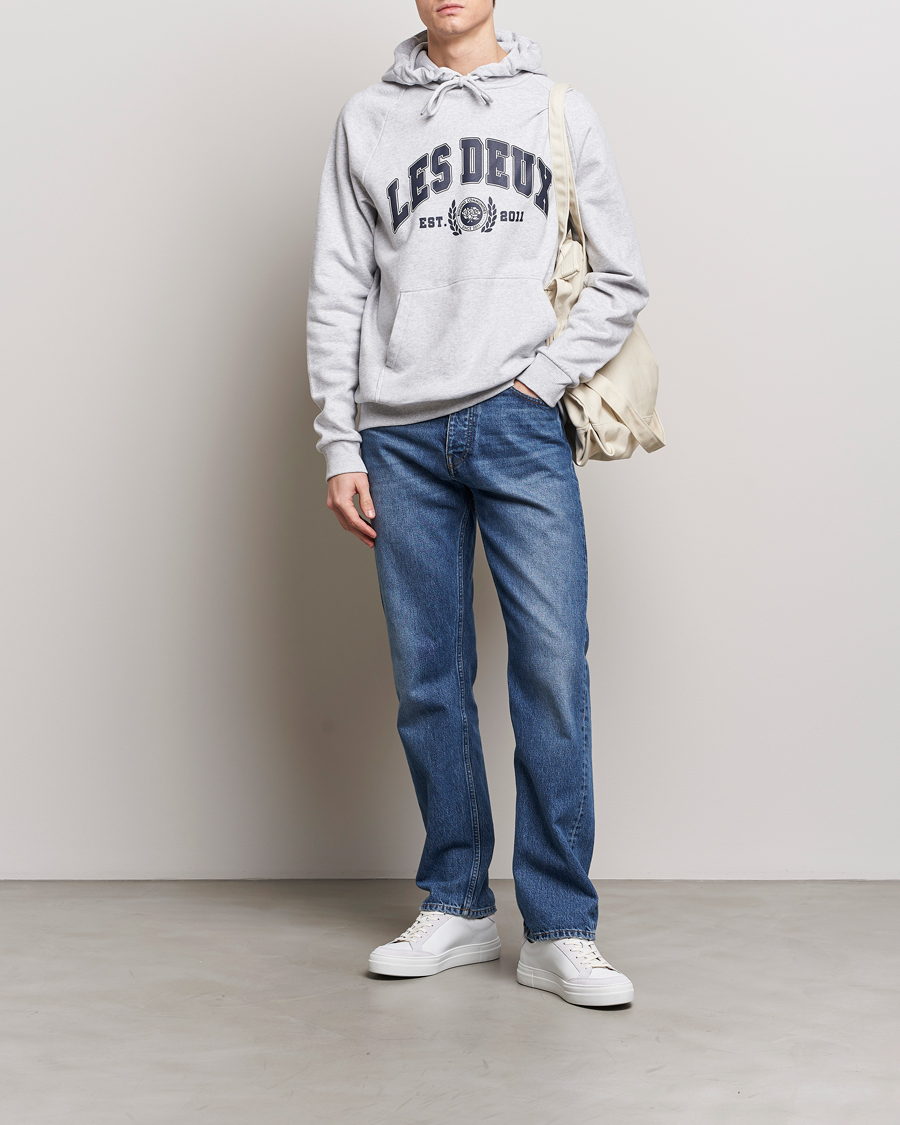 Homme | Pulls Et Tricots | LES DEUX | University Hoodie Snow Melange