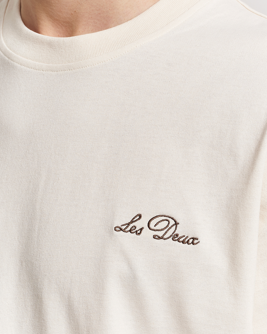 Homme | T-shirts | LES DEUX | Crew T-Shirt Light Ivory